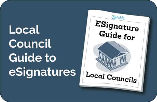 Local council guide to eSignatures