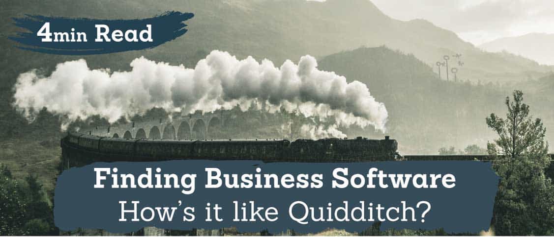 Finding the right Business Software is like a game of Quiddtich