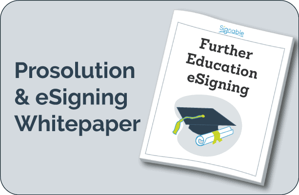 Prosolution & Signable – Education software solutions whitepaper