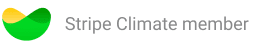 Stripe Climate Member logo