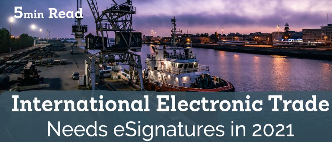 International Electronic Trading News – Electronic Signatures