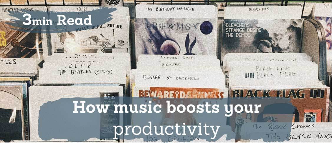 Improving work productivity with music