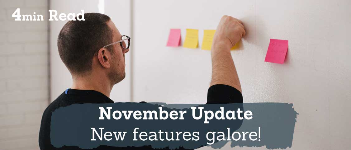 November updates & fixes!