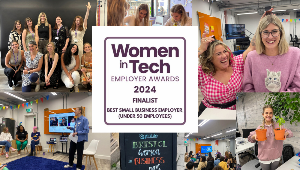 Signable shortlisted for the Women in Tech Employer Awards 2024!