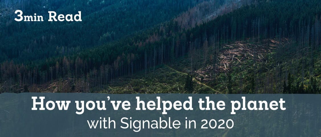 2.7 Million documents signed with esignatures in 2020!